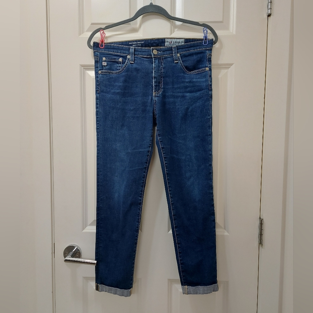 AG Pima roll up jeans